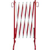 Folding barrier | can be extended to 3,50 m | red / white